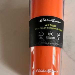 NWT Eddie Bauer Insulated color changing tumbler with 2 free stickers